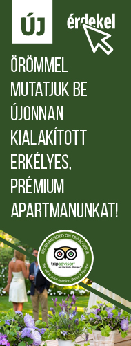 Örömmel mutatjuk be újonnan kialakított erkélyes, prémium apartmanunkat!